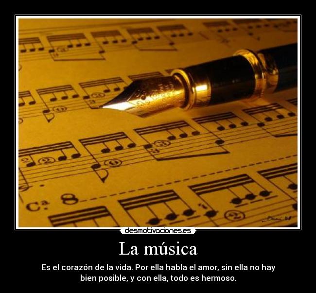 La música -