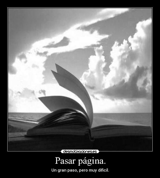 Pasar página. -