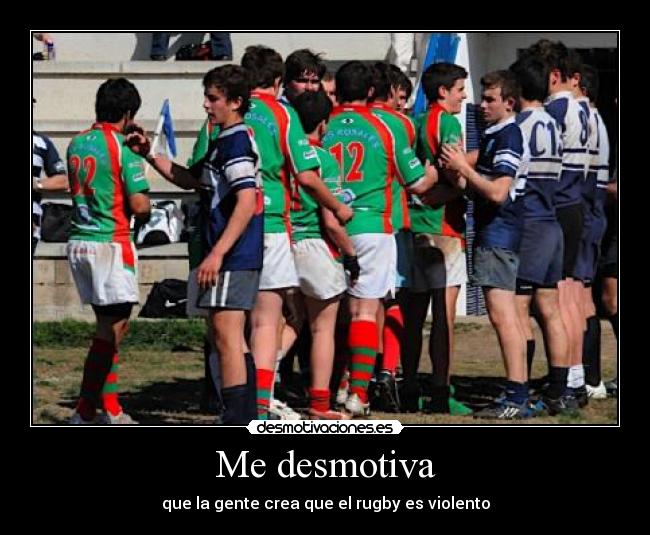 Me desmotiva -
