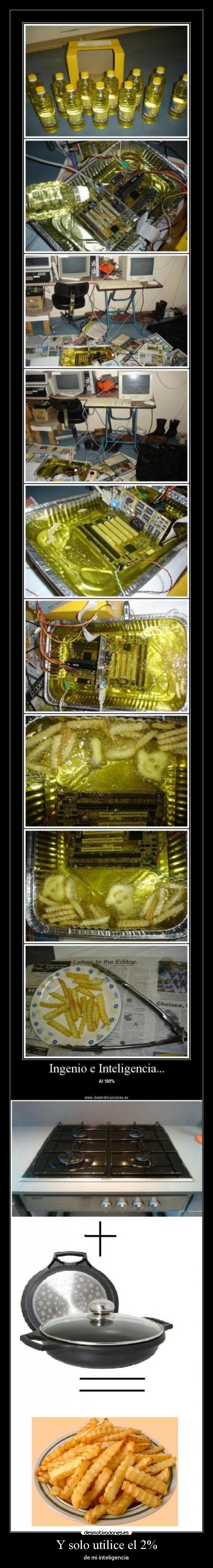 Y solo utilice el 2% -