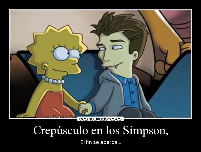 Crepúsculo en los Simpson, - 