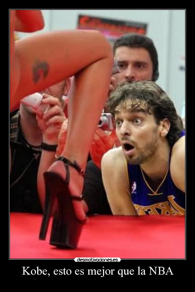 Kobe, esto es mejor que la NBA -