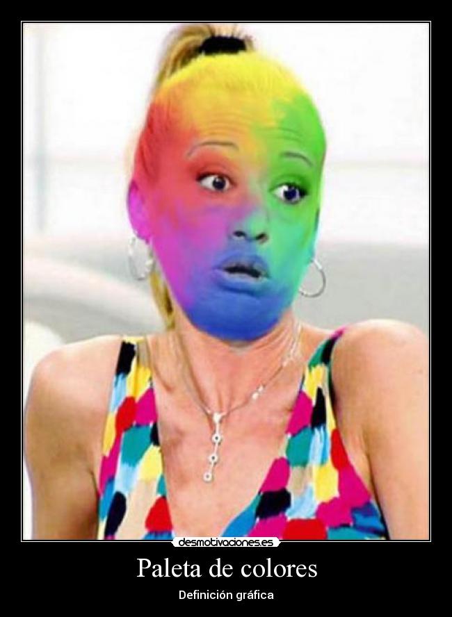 Paleta de colores - Definición gráfica