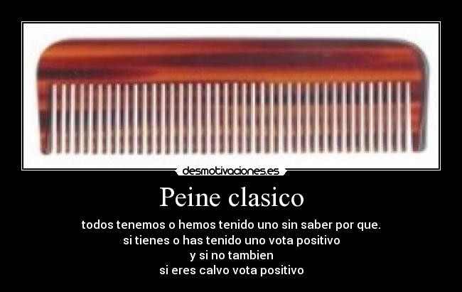 Peine clasico -