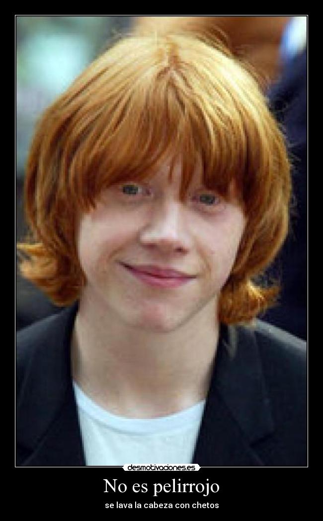No es pelirrojo -