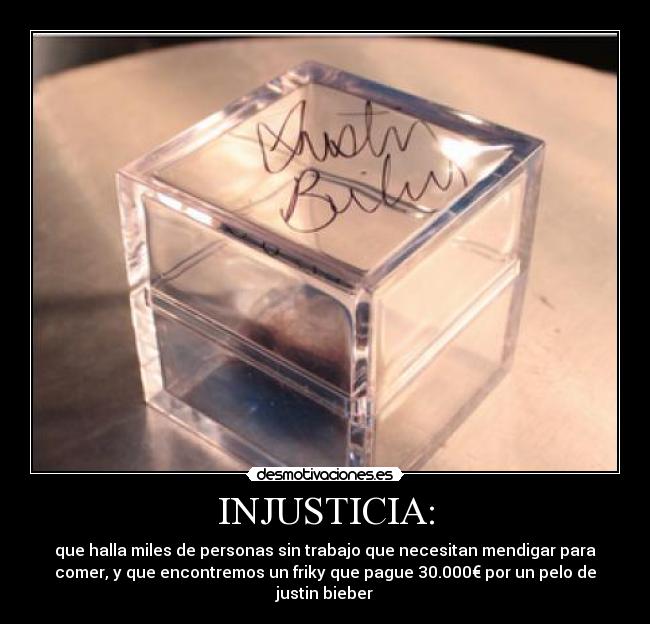 INJUSTICIA: -