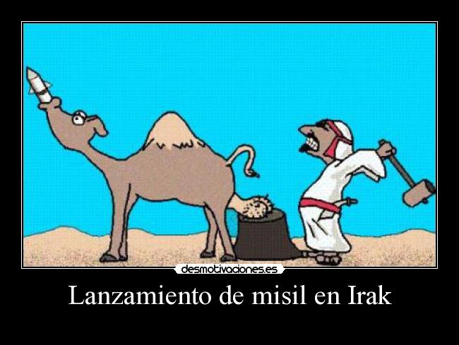 Lanzamiento de misil en Irak - 