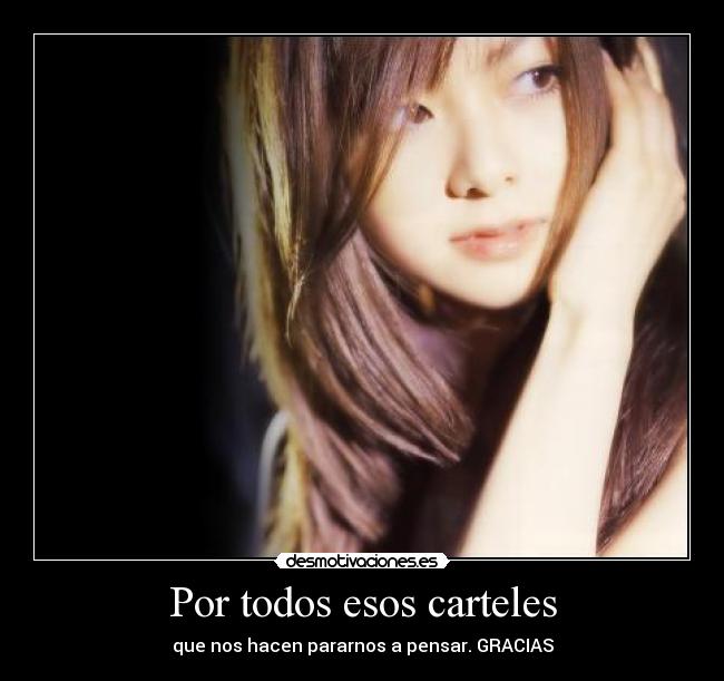 Por todos esos carteles - 