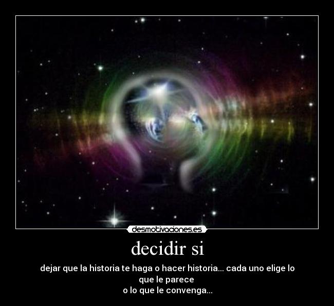 decidir si - 
