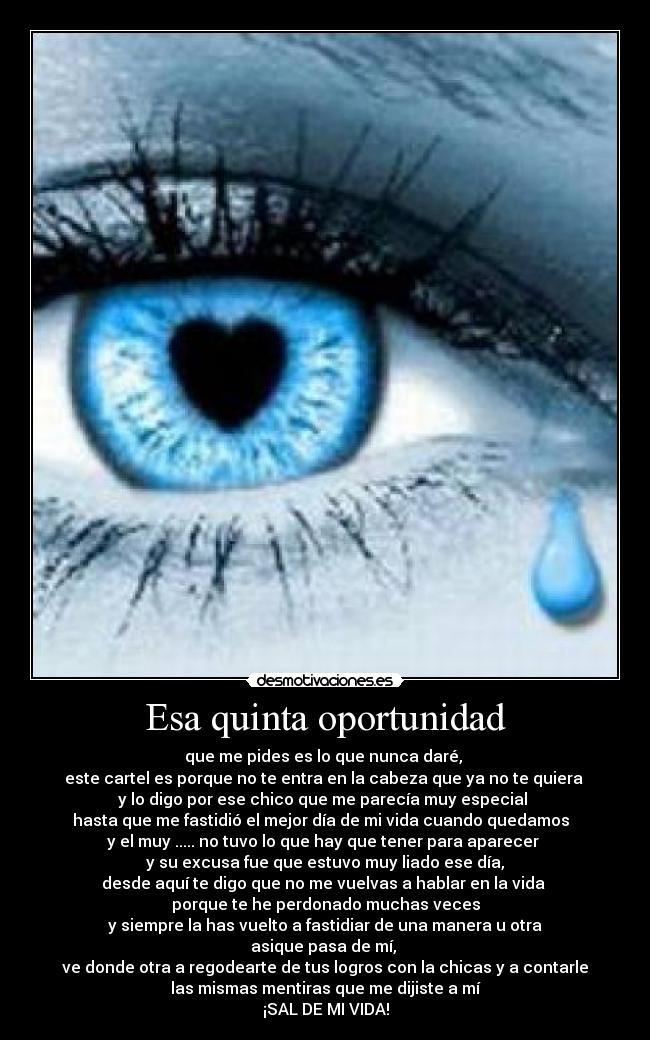 Esa quinta oportunidad - 