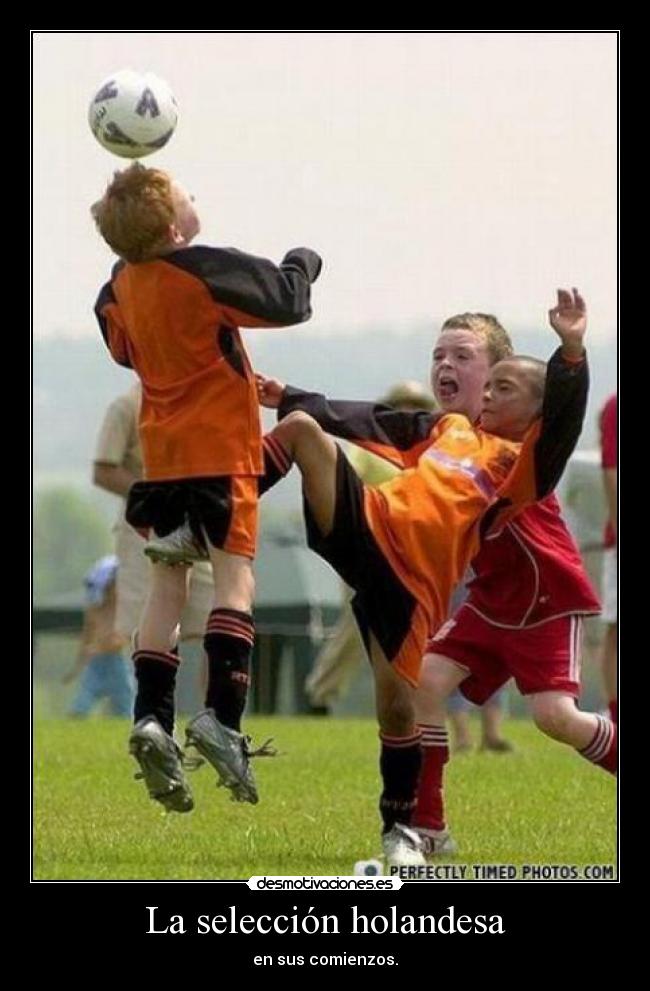 La selección holandesa -