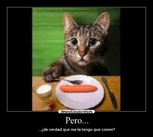 Pero... -