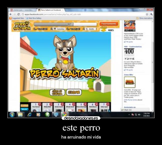 este perro -