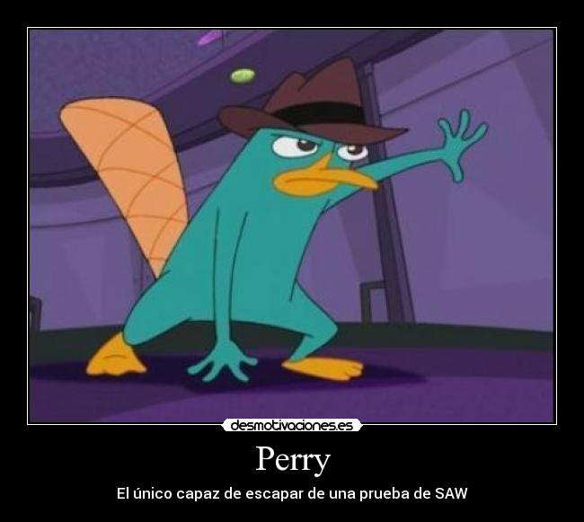 Perry - El único capaz de escapar de una prueba de SAW