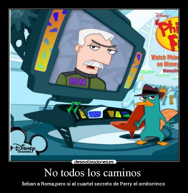 carteles perry ornitorrinco desmotivaciones