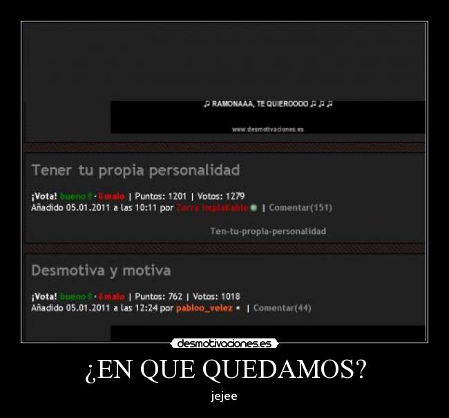 carteles personalidad con2ball desmotivacion desmotivaciones