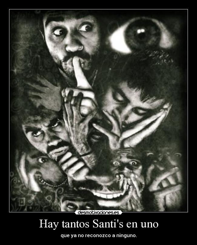 Hay tantos Santis en uno -