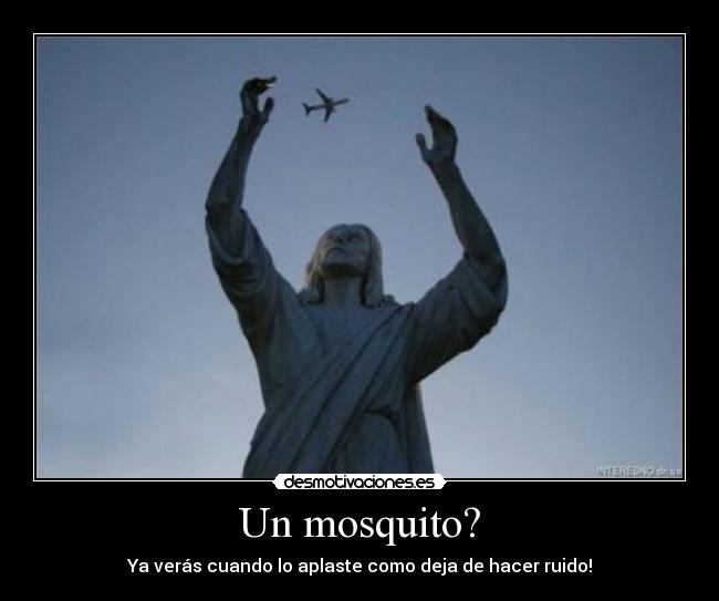 Un mosquito? -
