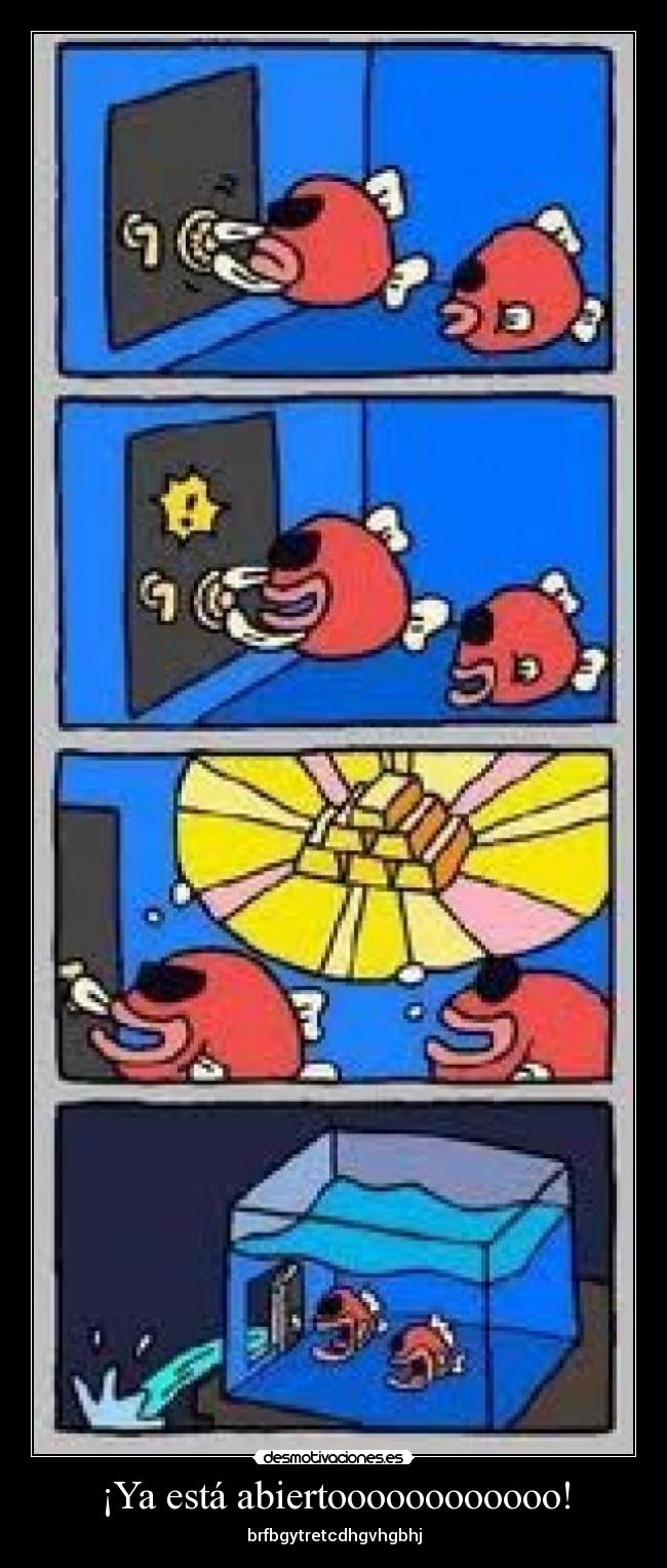 ¡Ya está abiertoooooooooooo! -