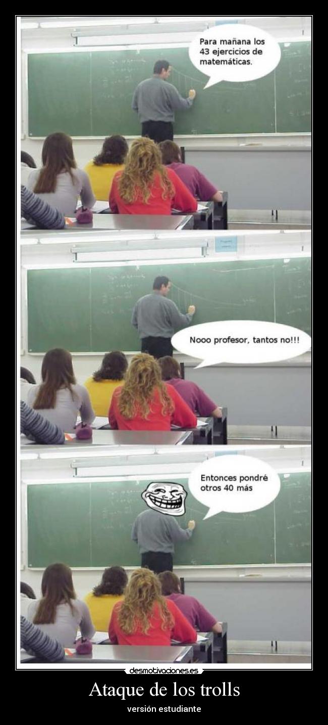 Ataque de los trolls - versión estudiante