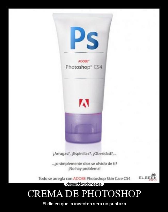 CREMA DE PHOTOSHOP -