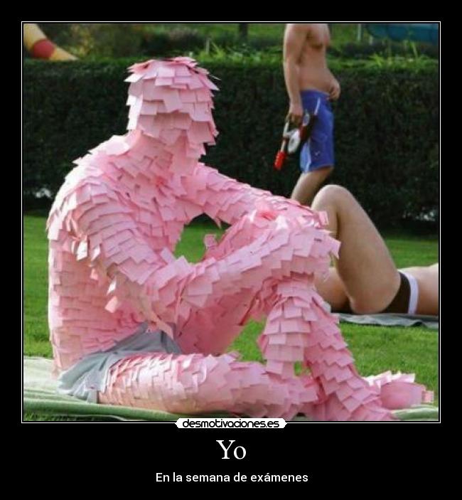 Yo - En la semana de exámenes