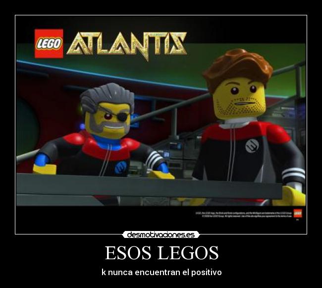 ESOS LEGOS - k nunca encuentran el positivo