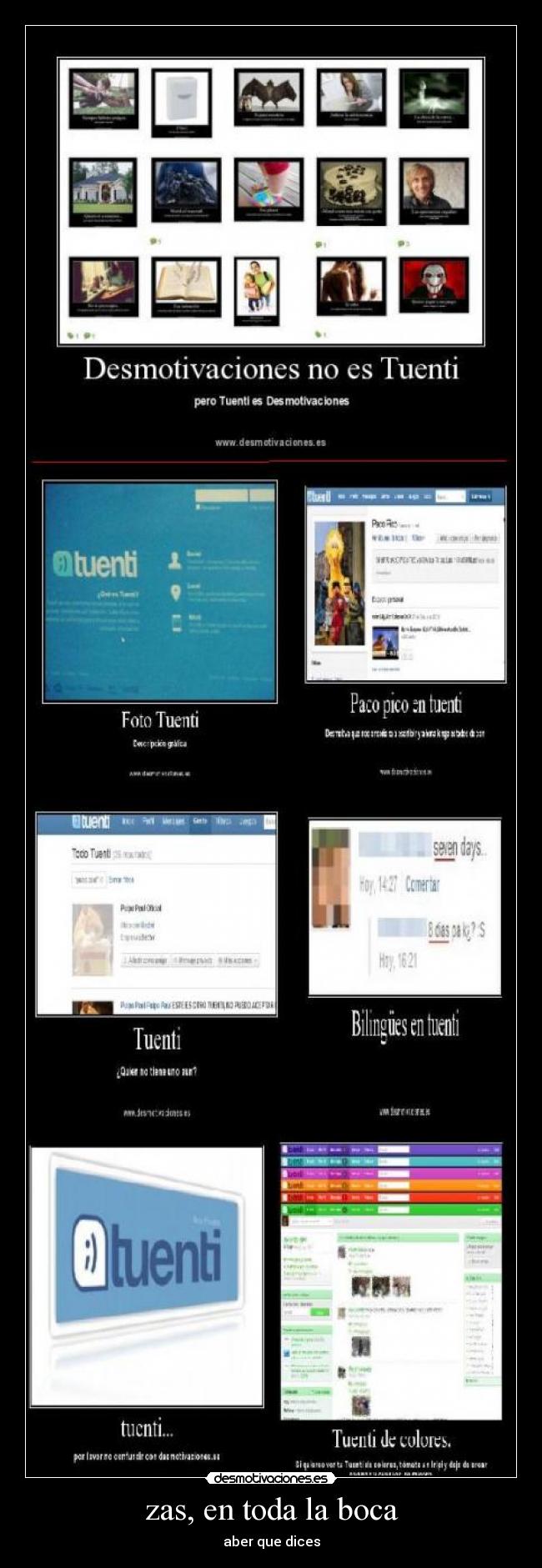 zas, en toda la boca -
