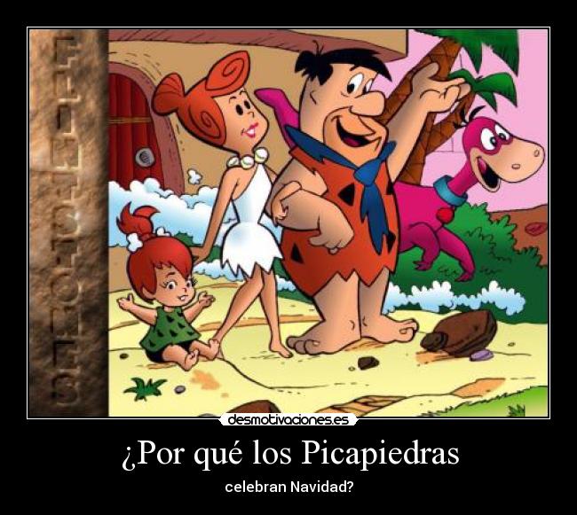 ¿Por qué los Picapiedras - celebran Navidad?