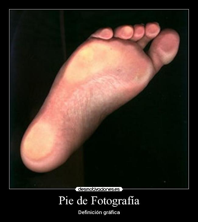Pie de Fotografía - 