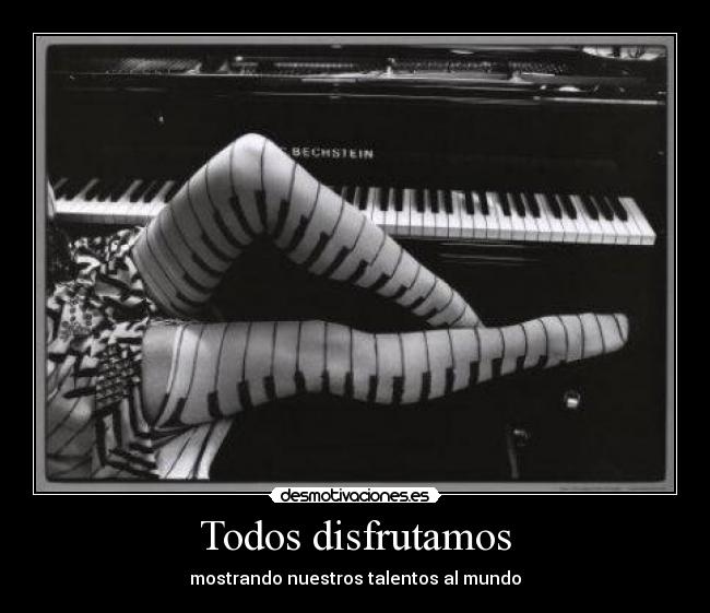 carteles piano musica escritura talentos disfrutar ganar desmotivaciones