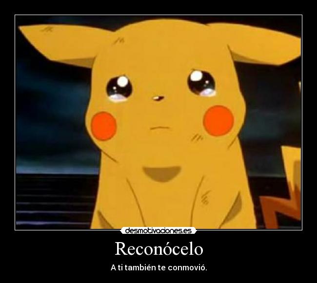 carteles pikachu llorar infancia desmotivaciones