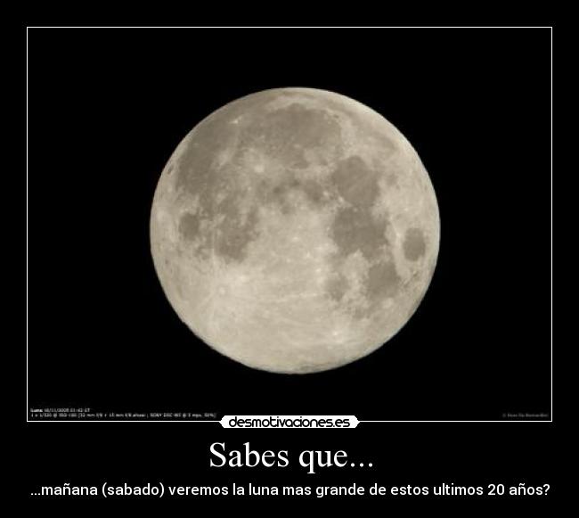 Sabes que... -
