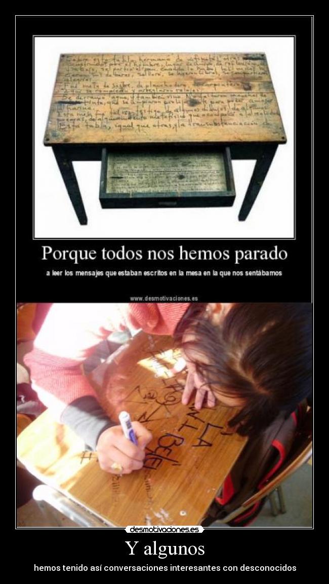 carteles pintar mesa colegio universidad desmotivaciones