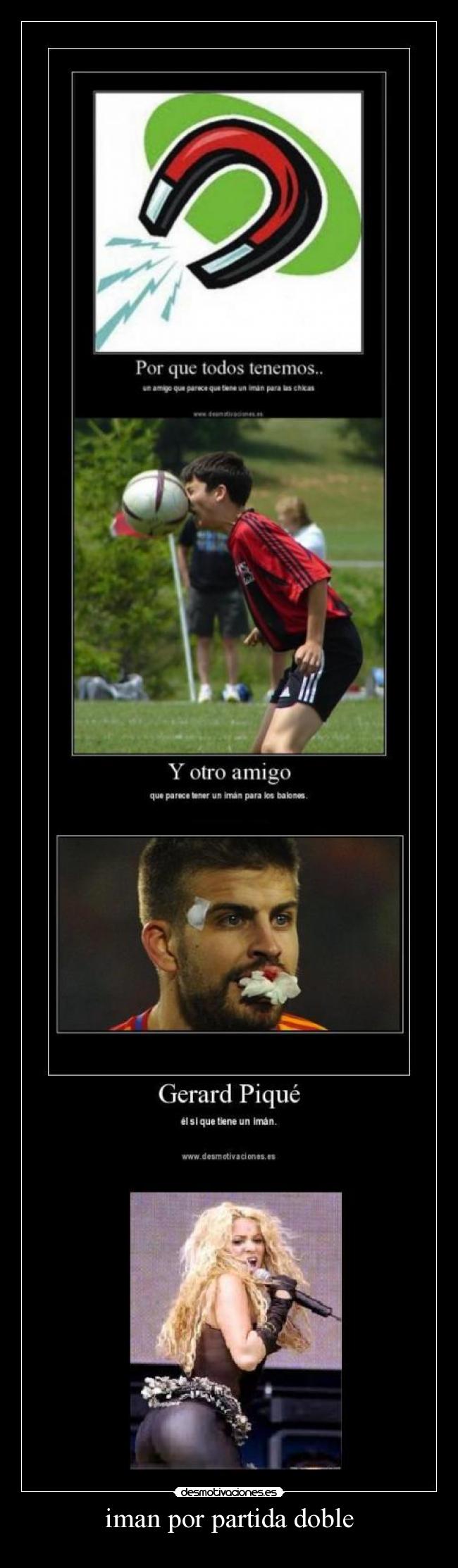 iman por partida doble -