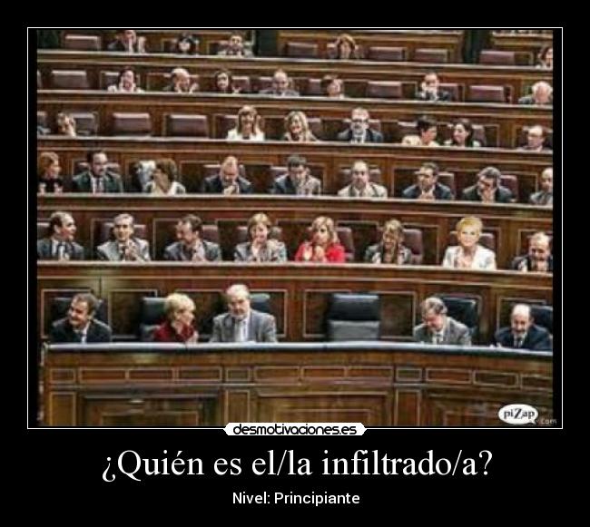 ¿Quién es el/la infiltrado/a? - Nivel: Principiante