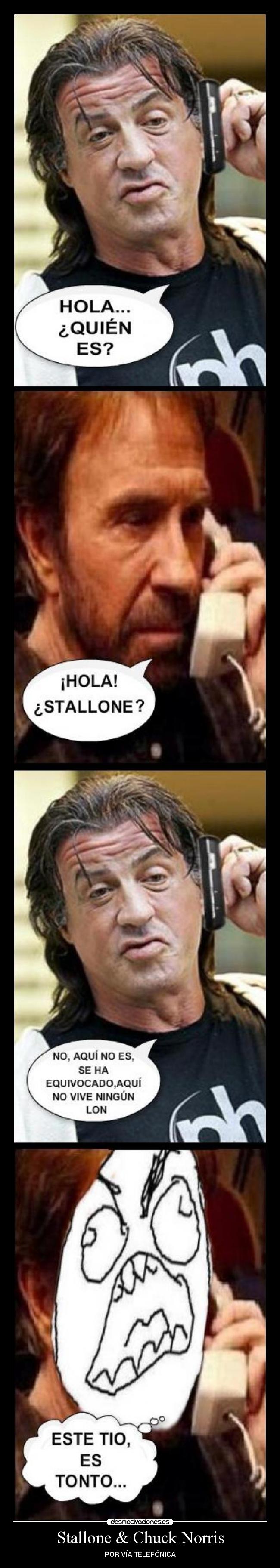 Stallone & Chuck Norris -