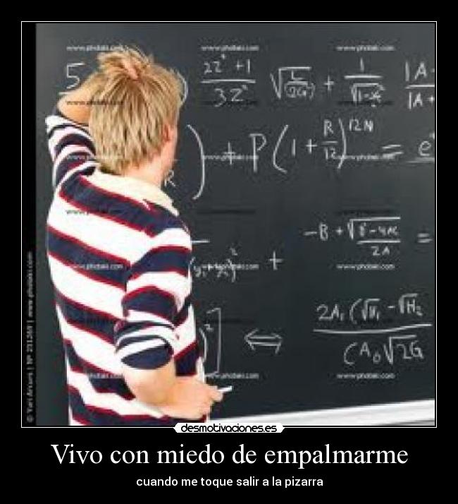 Vivo con miedo de empalmarme -