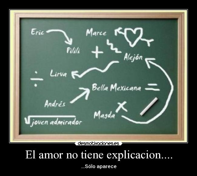 El amor no tiene explicacion.... - 
