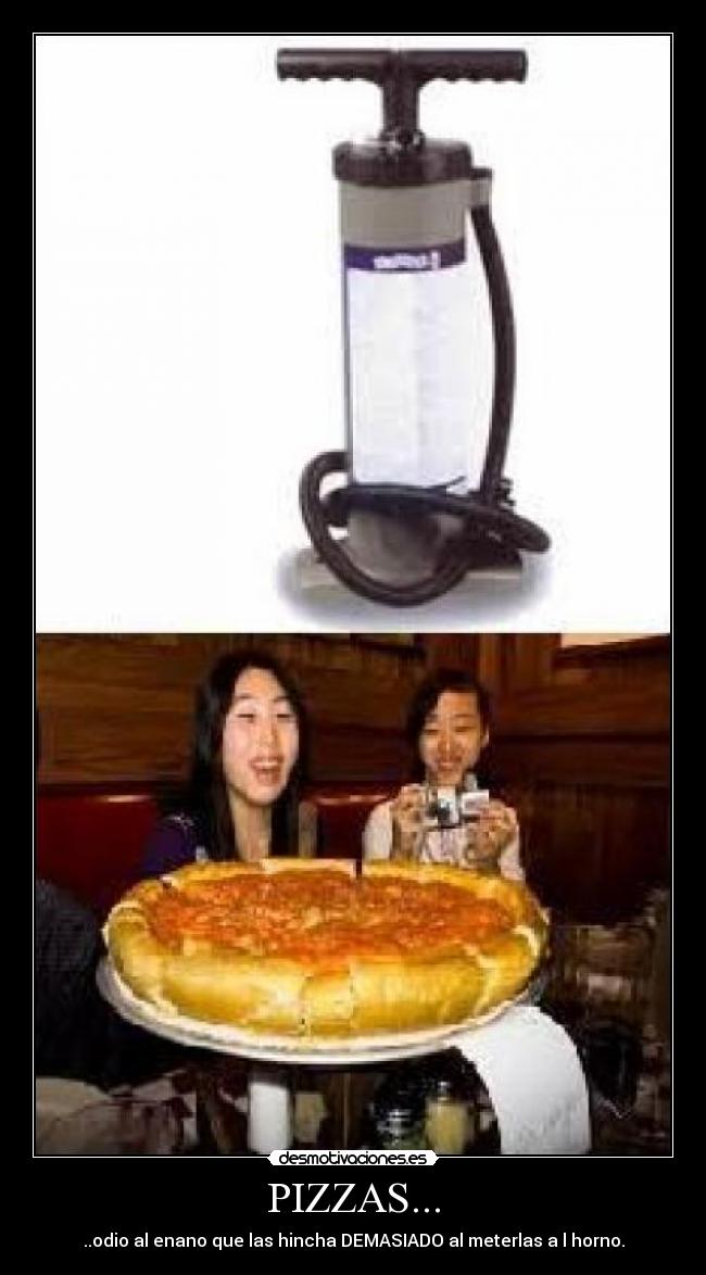 carteles horno enano pizza desmotivaciones