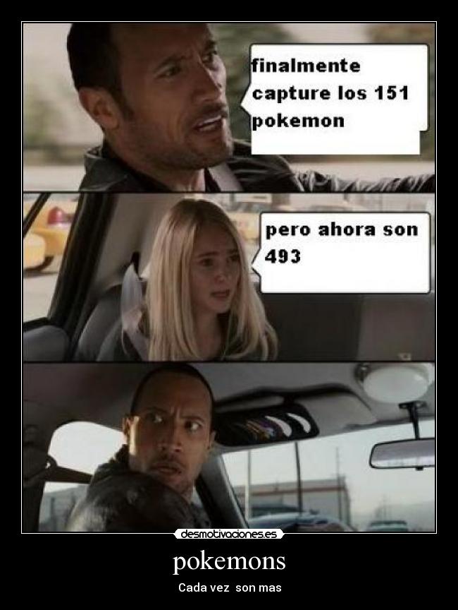pokemons - Cada vez son mas