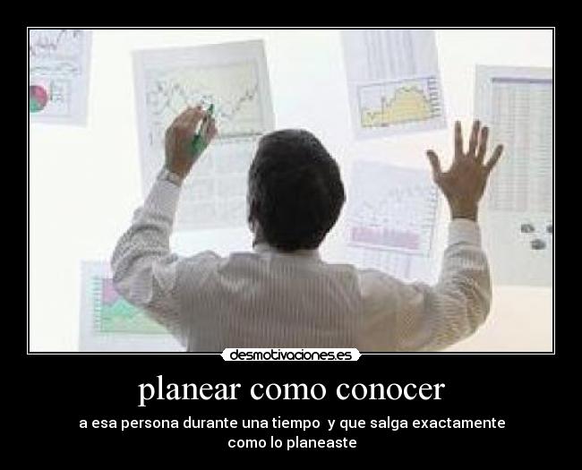 planear como conocer -