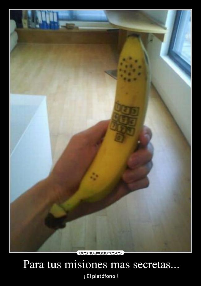 Para tus misiones mas secretas... -