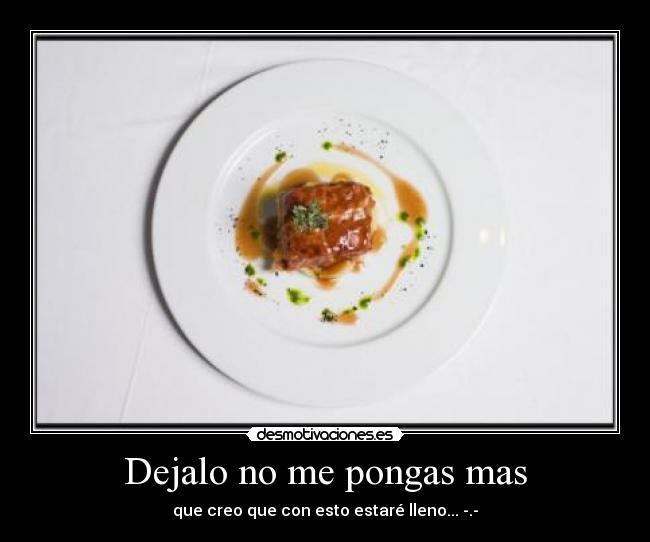 Dejalo no me pongas mas - 