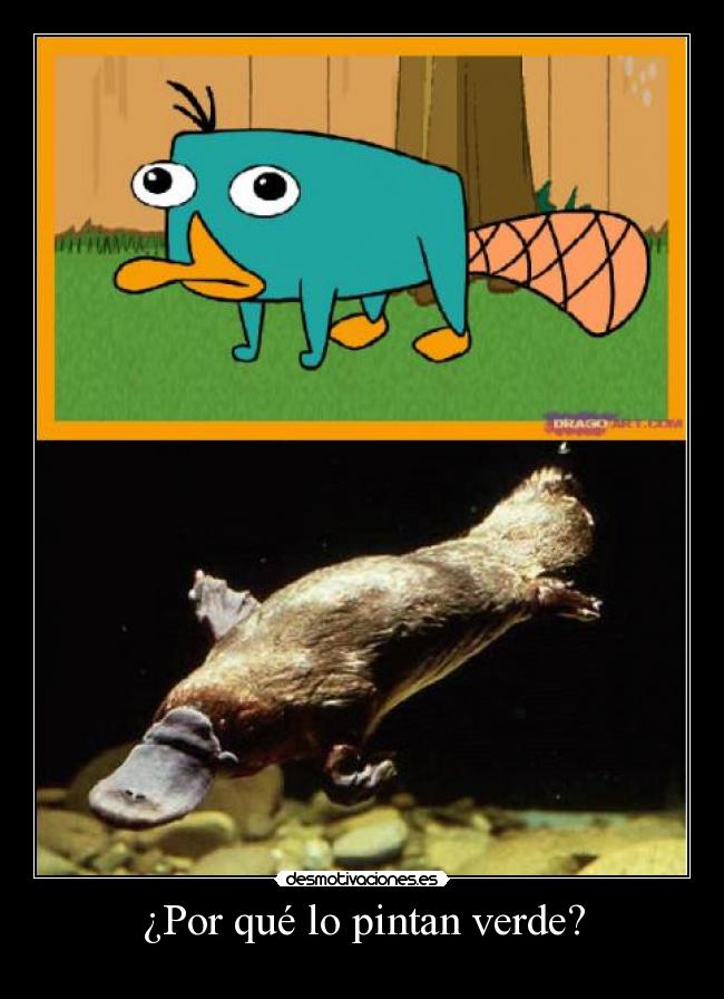 ¿Por qué lo pintan verde? -