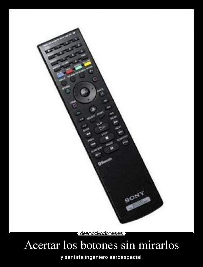Acertar los botones sin mirarlos - 