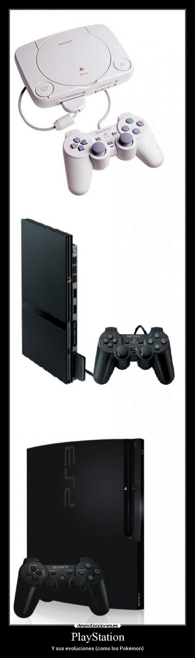 PlayStation - Y sus evoluciones (como los Pokémon)