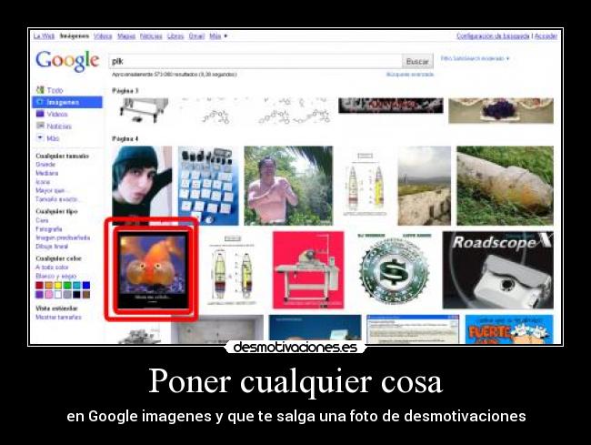 Poner cualquier cosa - 