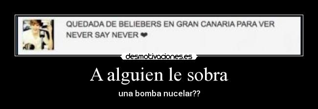 A alguien le sobra - 