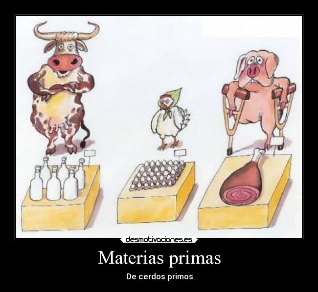 Materias primas - 